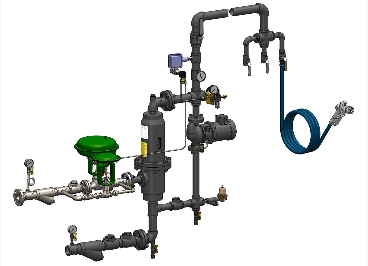 Variable Flow DSI Heater for Hose Station Service