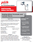 Whey Permeate and Lactose Slurry Heating application bulletin